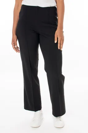 25in Straight Leg Comfort Trousers - Black