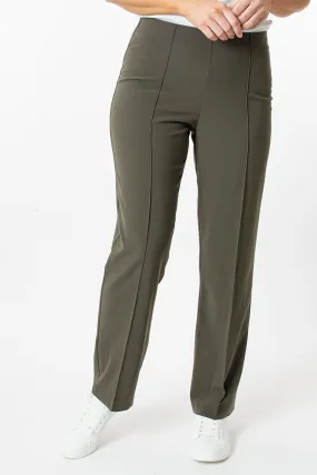 27in Straight leg comfort trousers - Olive