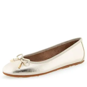 Aerosoles Women's PIA Ballet Flat, Soft Gold Leather, 11