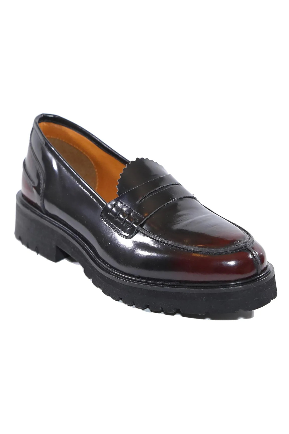 Alder Burgundy Leather Loafer