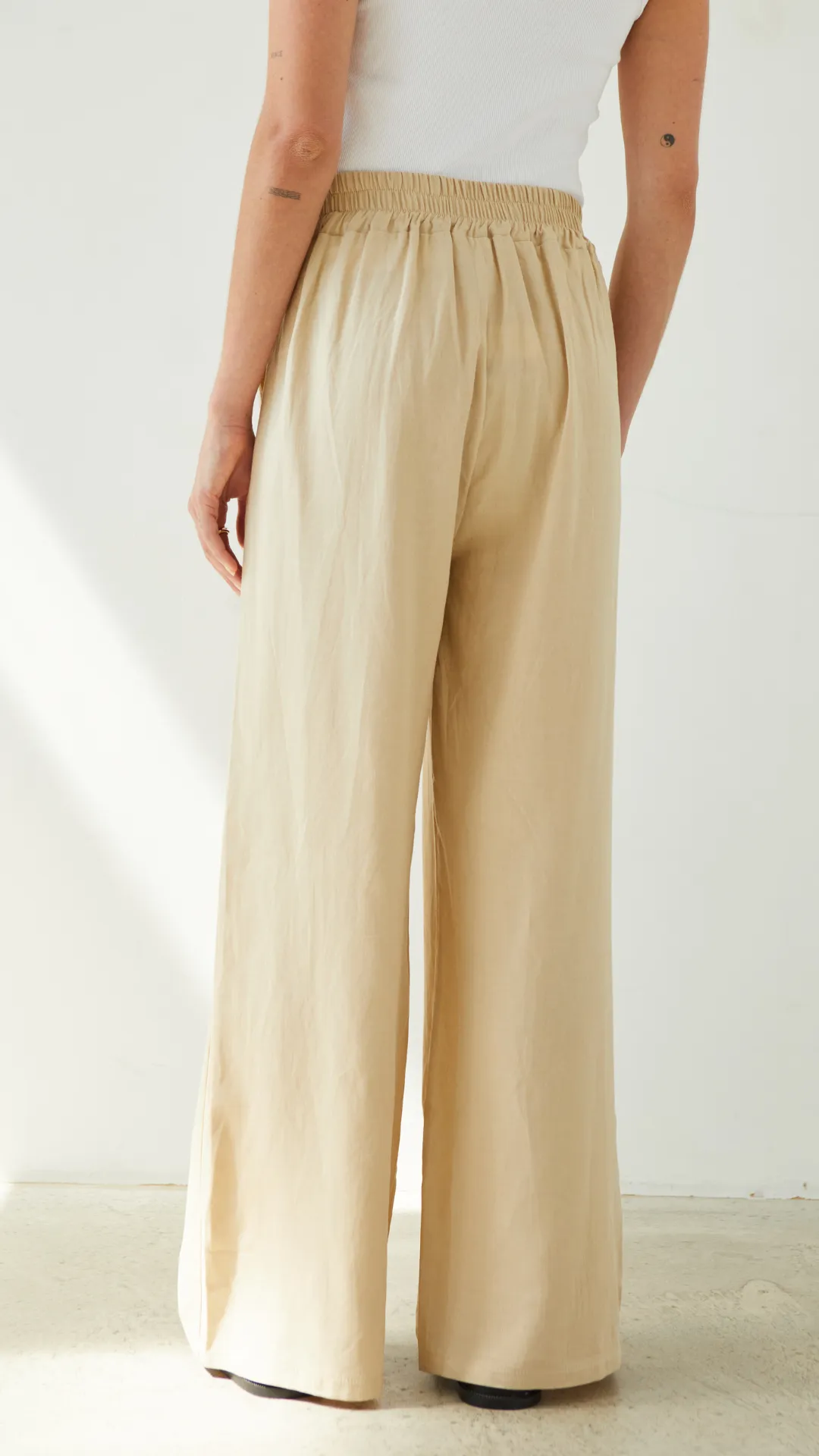 ALEXIS TROUSERS - SAND