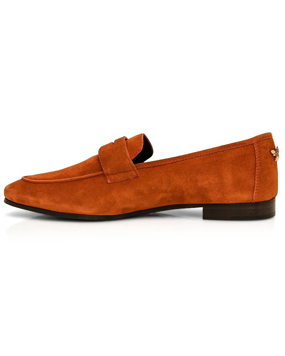 Amber Suede Flaneur Loafer