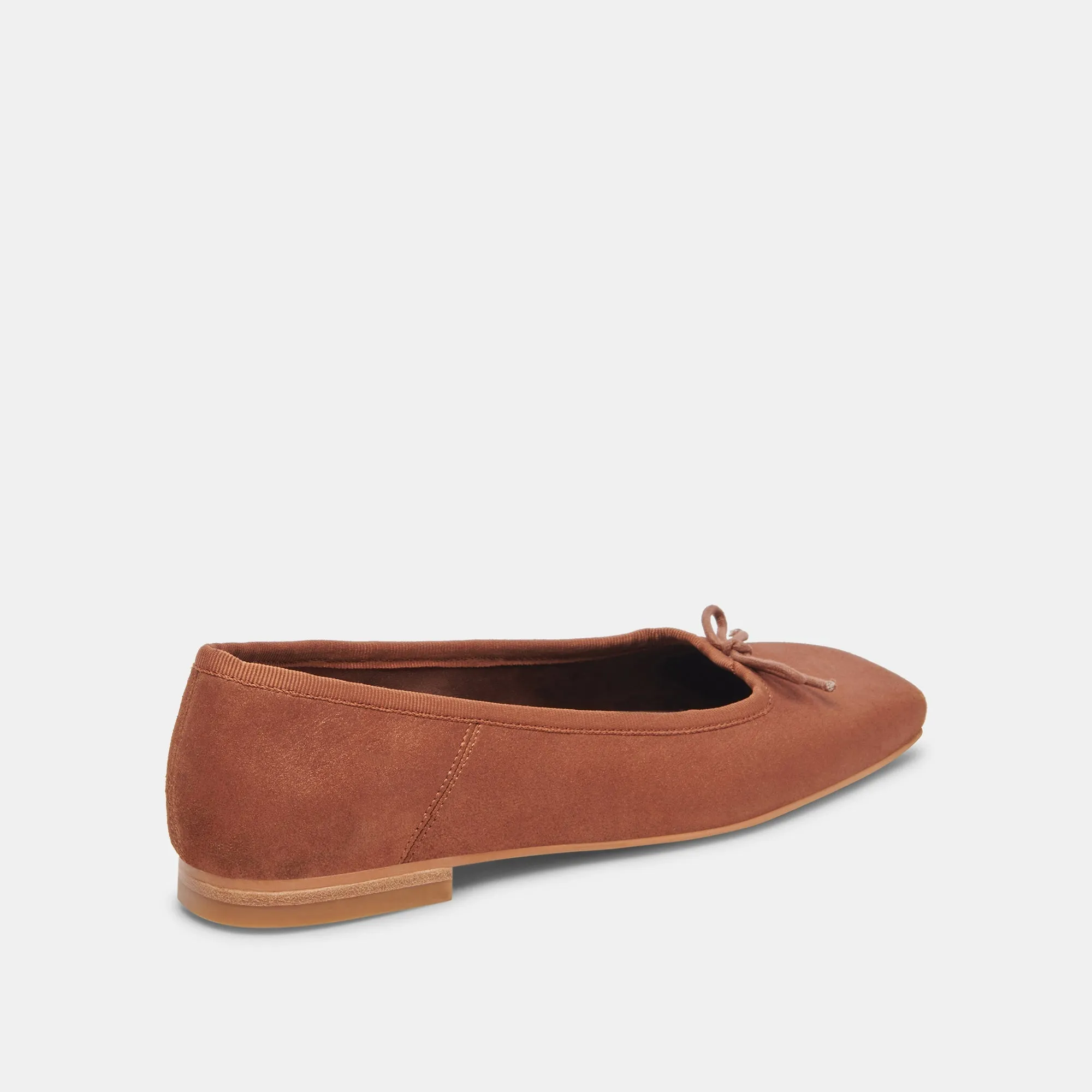 ANISA BALLET FLATS COPPER METALLIC SUEDE - re:vita