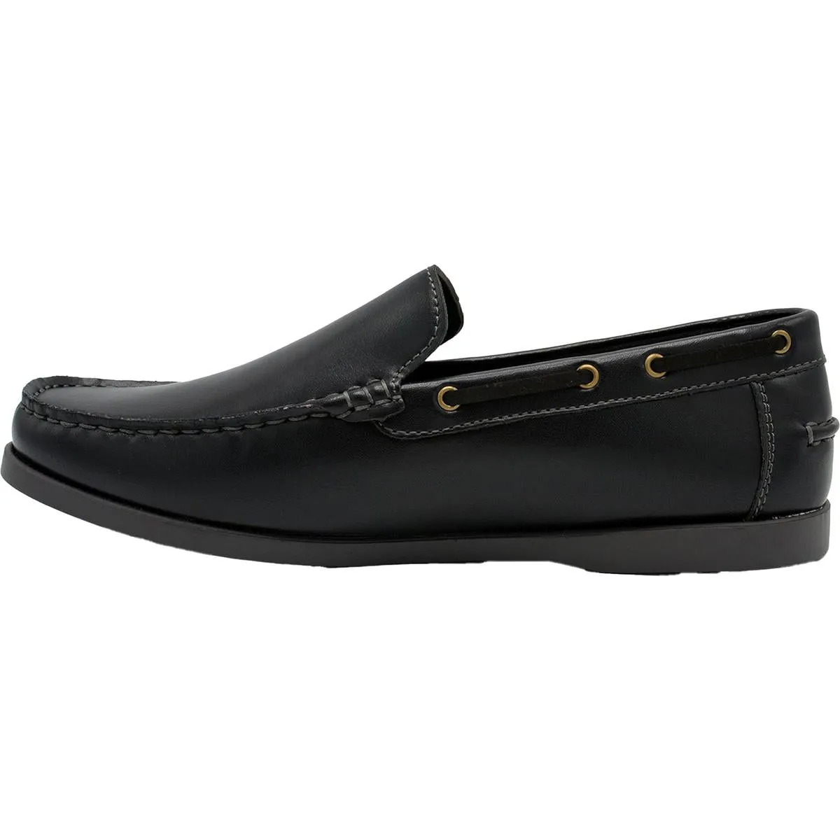 Aston Marc Mens Abrams Faux Leather Embellished Loafers