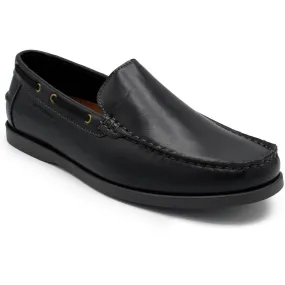 Aston Marc Mens Abrams Faux Leather Embellished Loafers