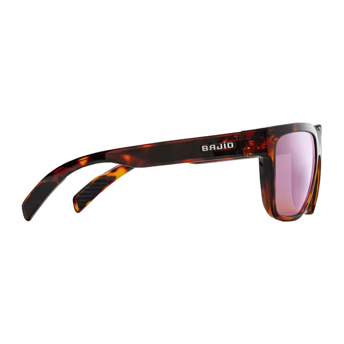 Bajio Sunglasses Caballo Brown Tortoise Gloss Rose Mirror Glass