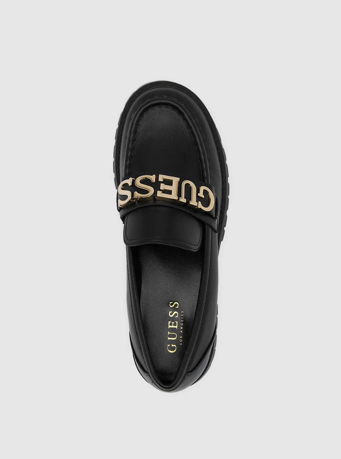 Black Ashli Chunky Loafers