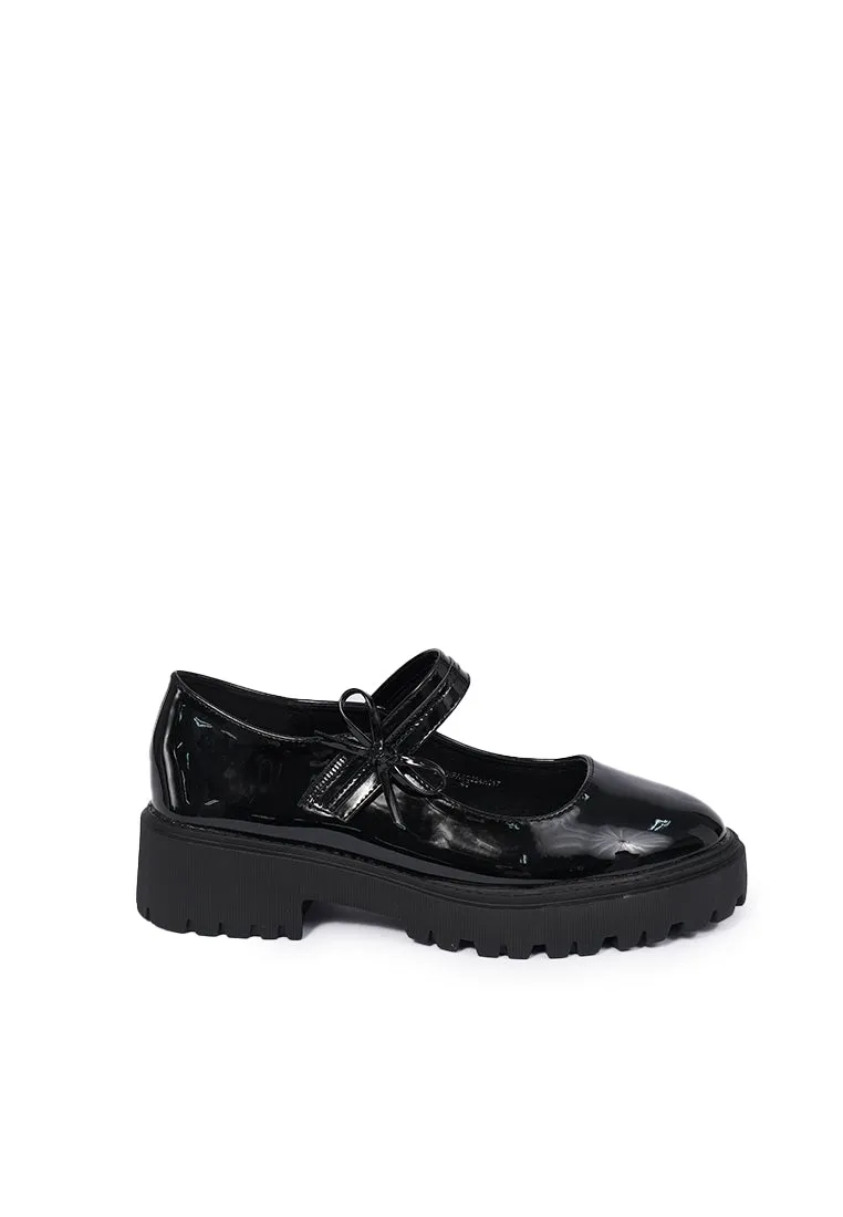 Black Chunky Loafers