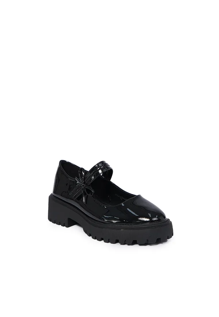 Black Chunky Loafers