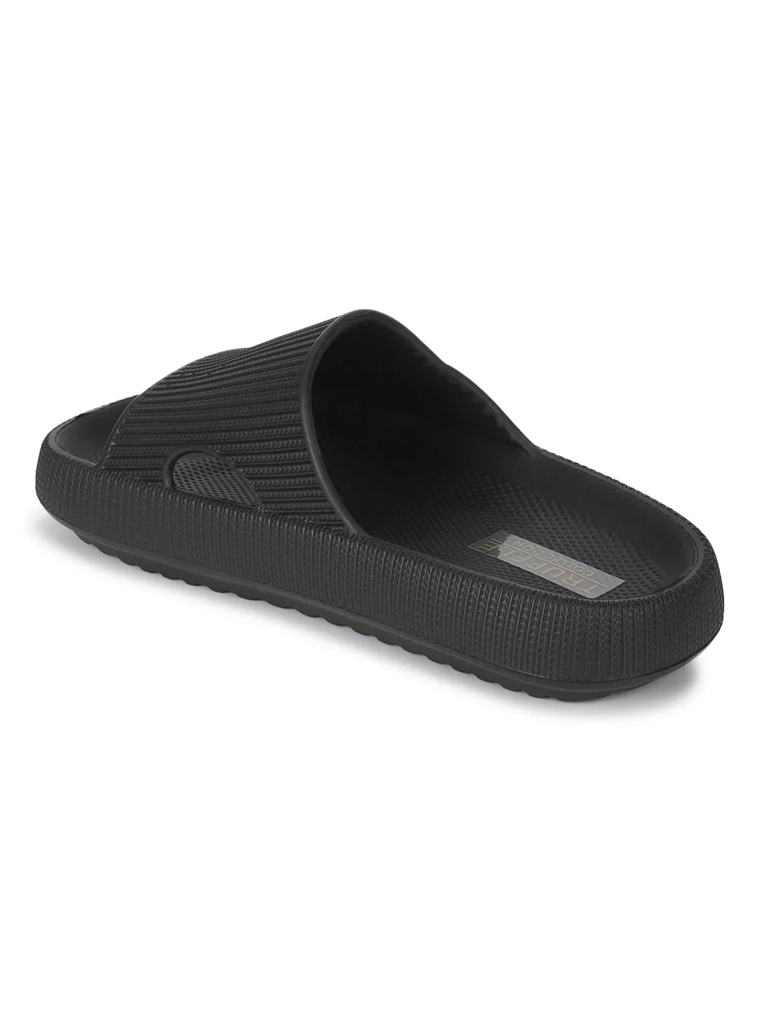 Black PU Slip-On Flats (TC-RS3265-BLK)