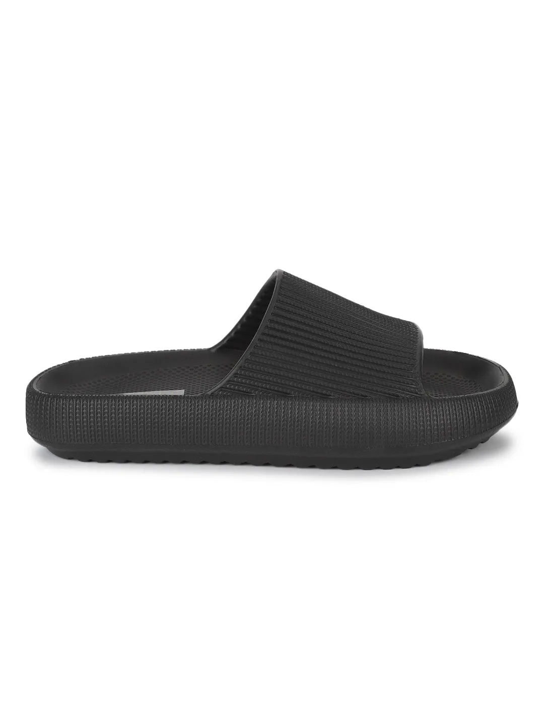 Black PU Slip-On Flats (TC-RS3265-BLK)