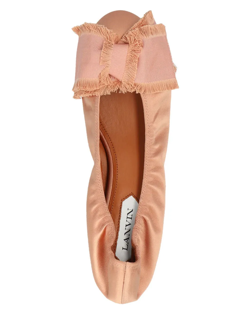 Bow Detail Ballet Flat in Blush