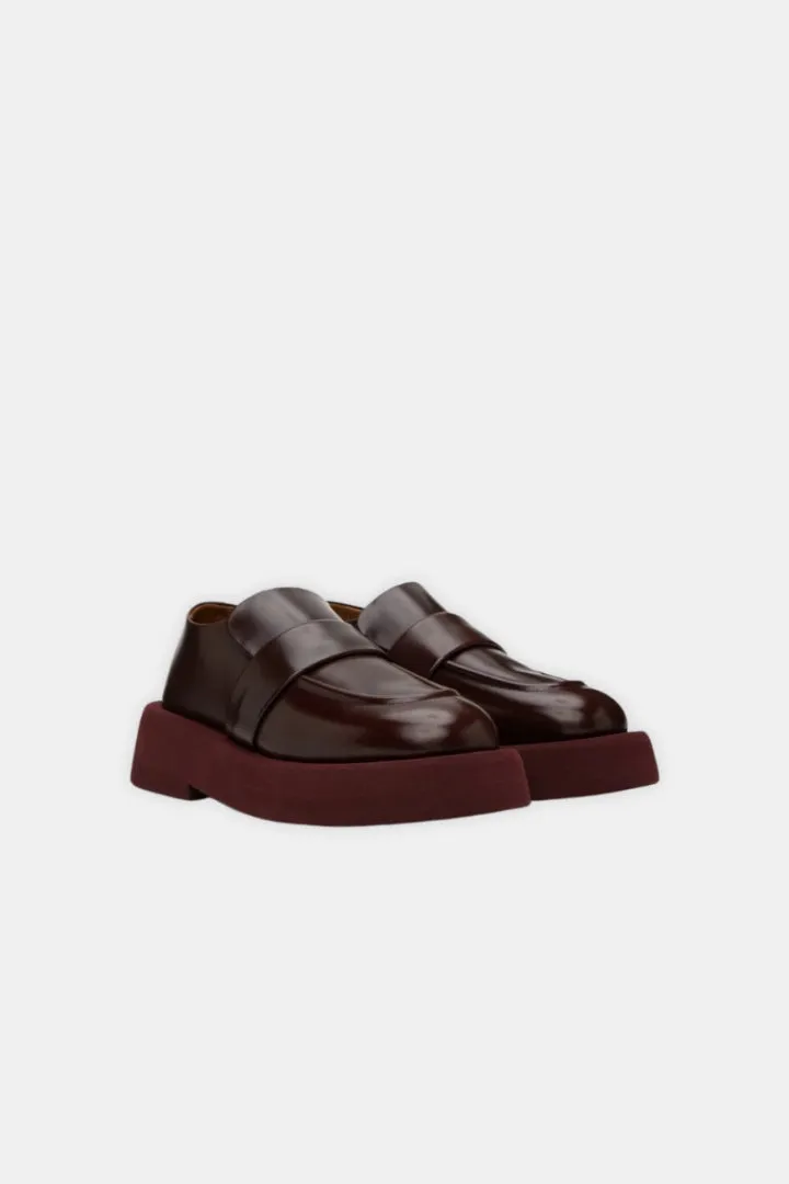 Calfskin Wide-Sole Loafers