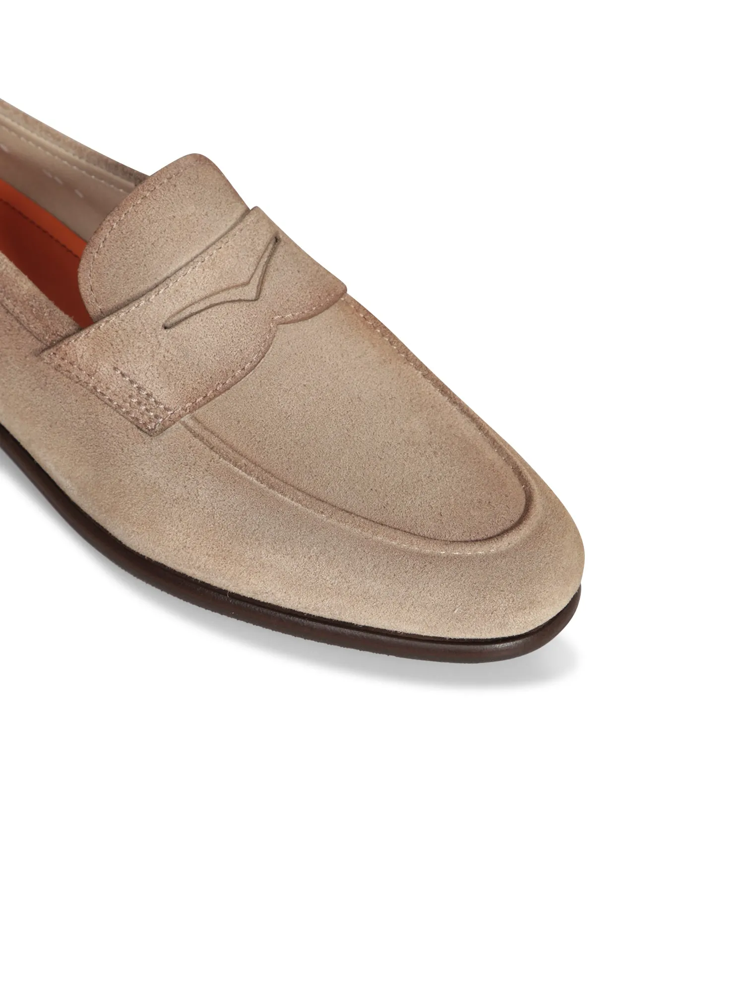 Carlo Suede Beige Loafers