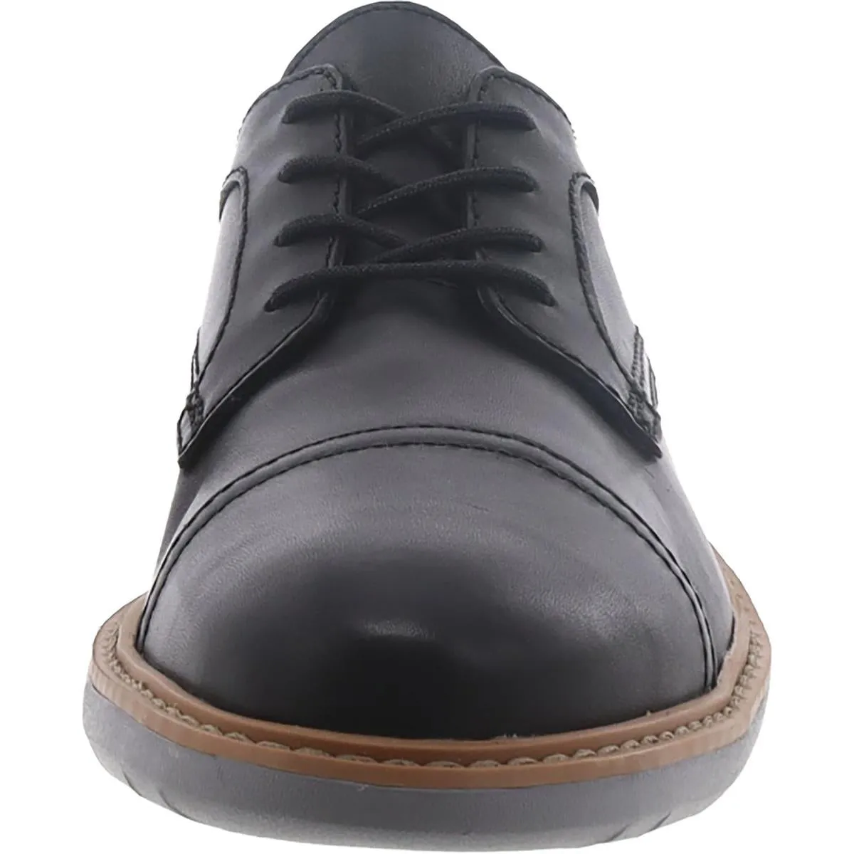 Clarks Mens Draper Cap Leather Lace Up Oxfords