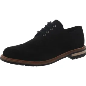 Clarks Mens Foxwell Limit Suede Lace Up Oxfords