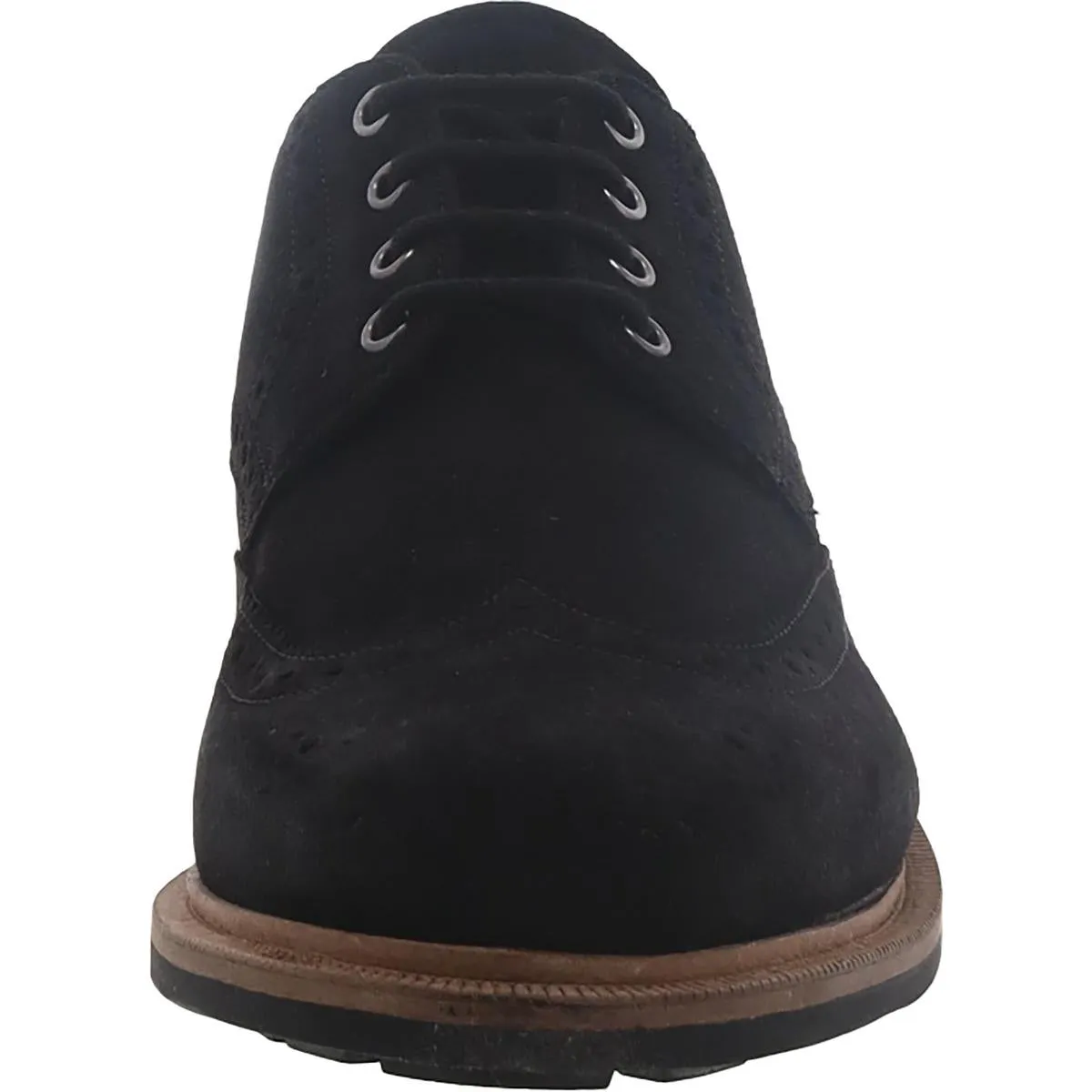 Clarks Mens Foxwell Limit Suede Lace Up Oxfords