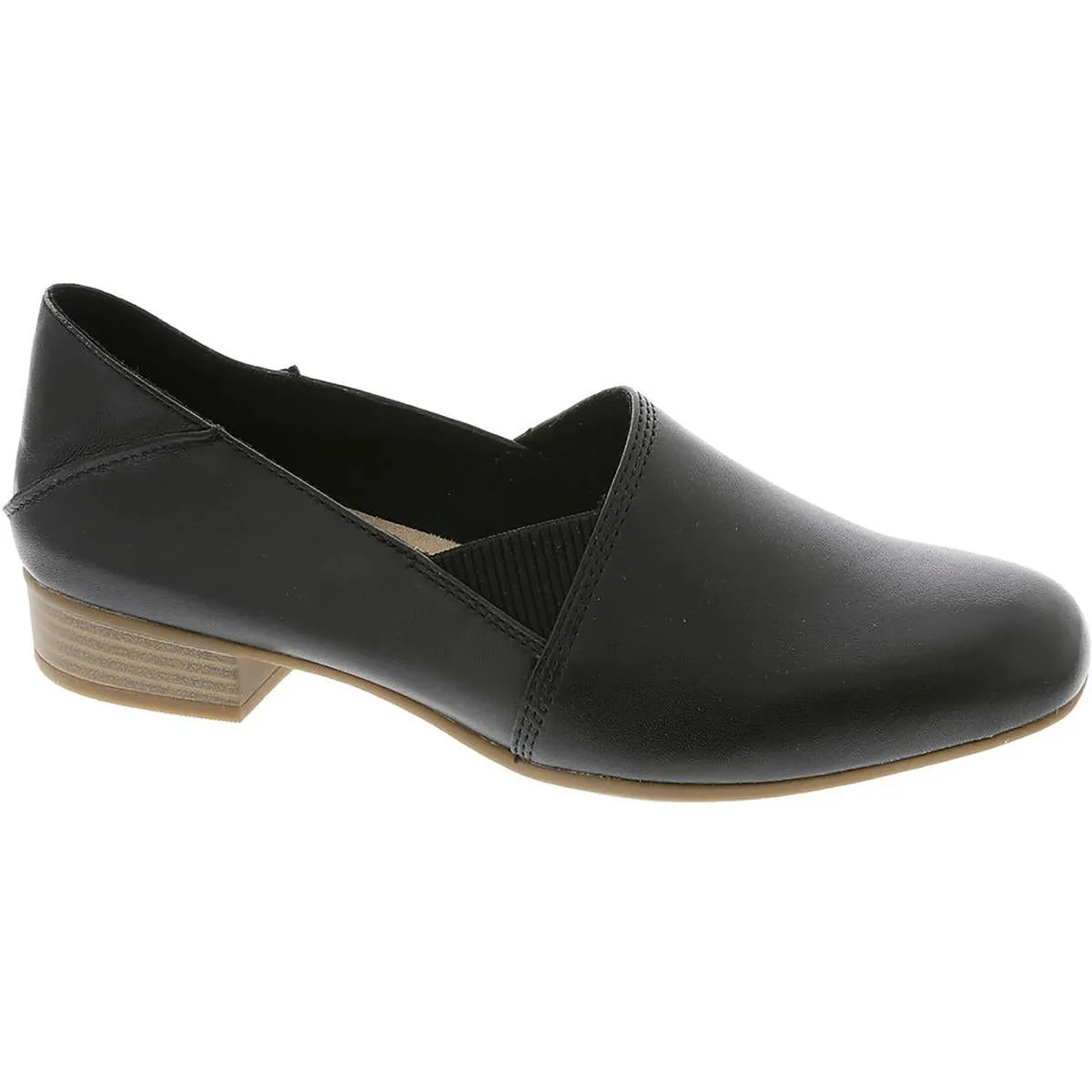 Clarks Womens Juliet Trim Leather Round toe Loafers