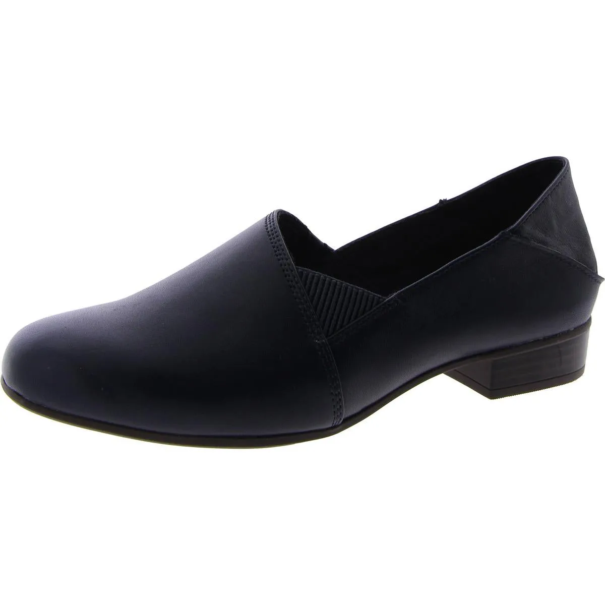 Clarks Womens Juliet Trim Leather Round toe Loafers