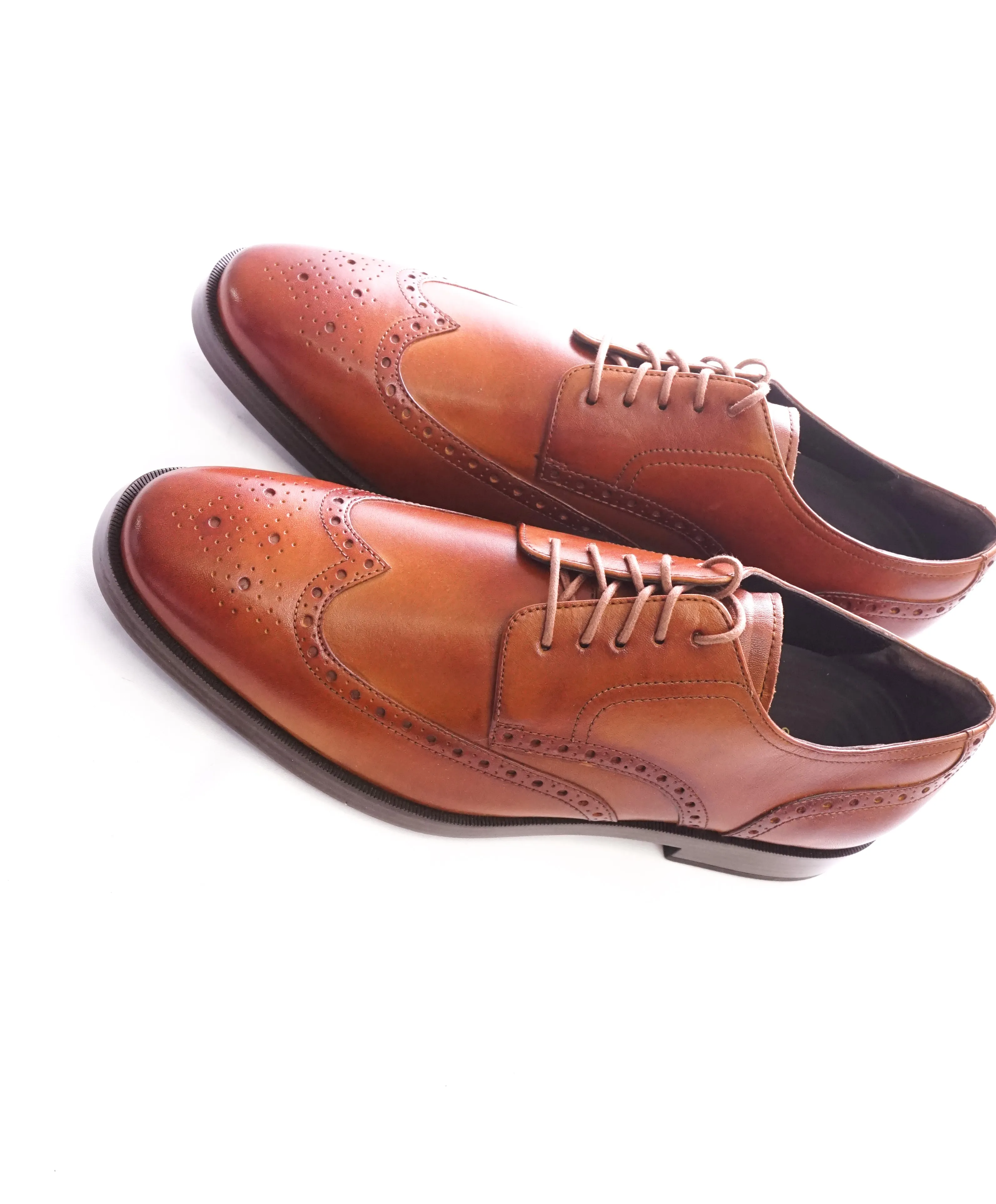 COLE HAAN - Brown Wingtip Brogue Oxfords "Grand OS” - 9