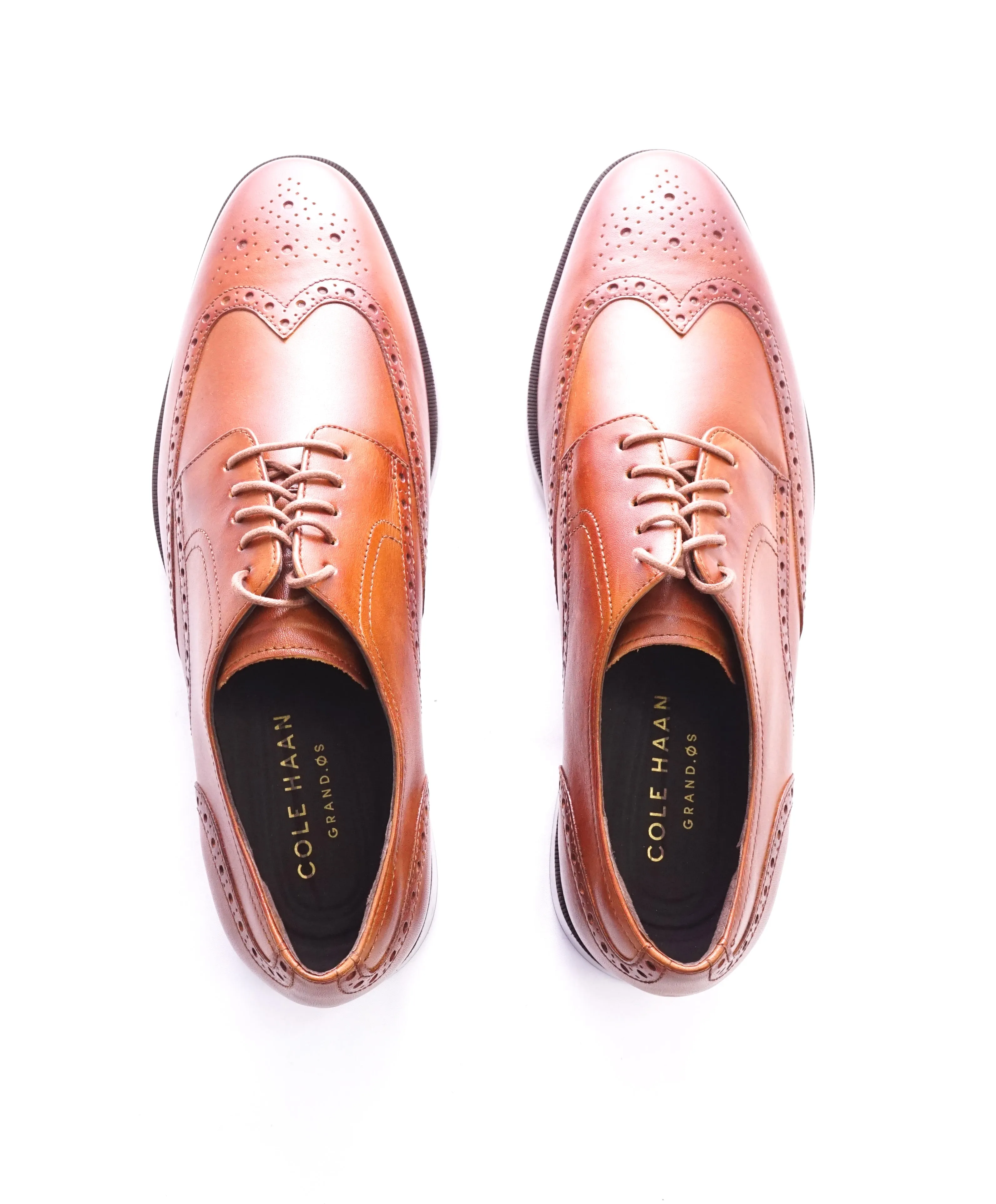 COLE HAAN - Brown Wingtip Brogue Oxfords "Grand OS” - 9