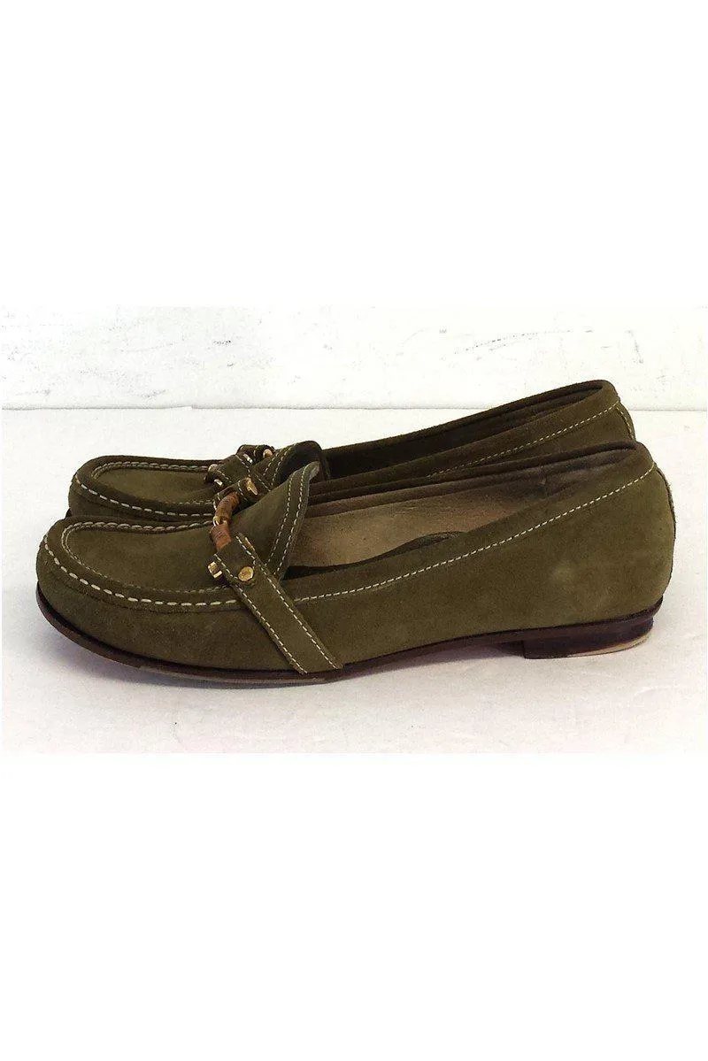 Cole Haan - Olive Suede Loafers Sz 6.5