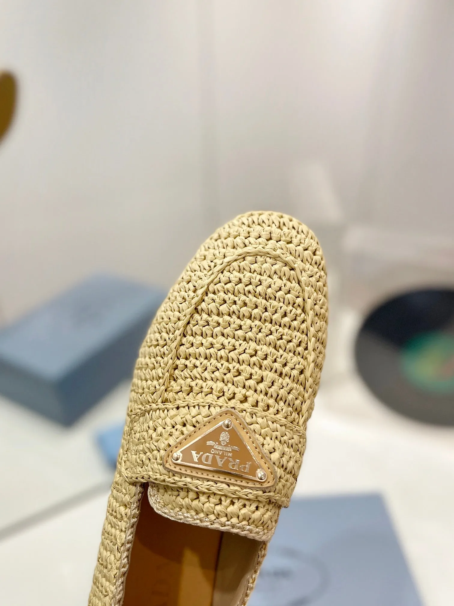 Crochet Loafer 10mm Beige