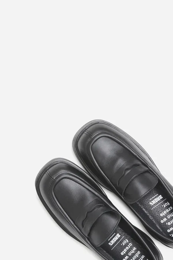 Daffey Black Loafers