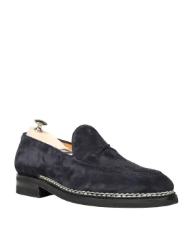 De Bustis Suede Loafer in Sirena