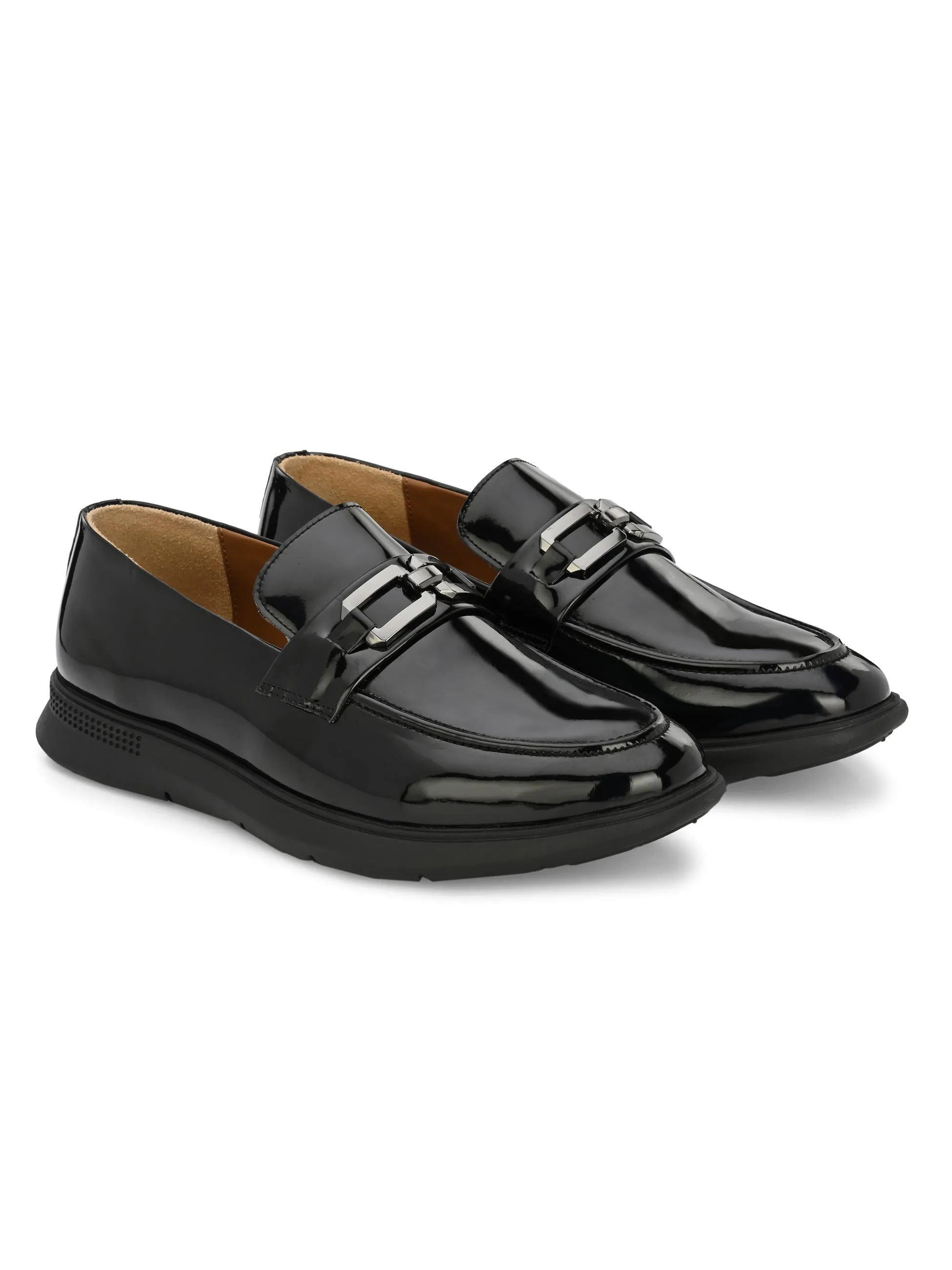 Elliot Black Patent Loafers