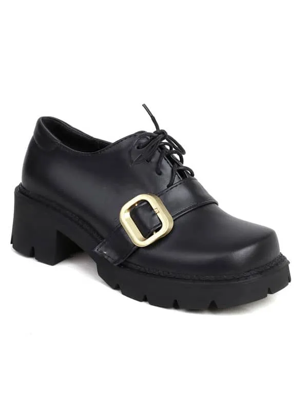 Fashion Buckles Round Toe&Loafers