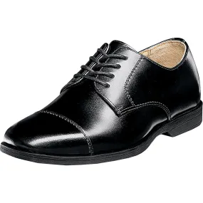 Florsheim Boys Reveal CP Ox Jr Lace-Up Leather Cap Toe Oxfords