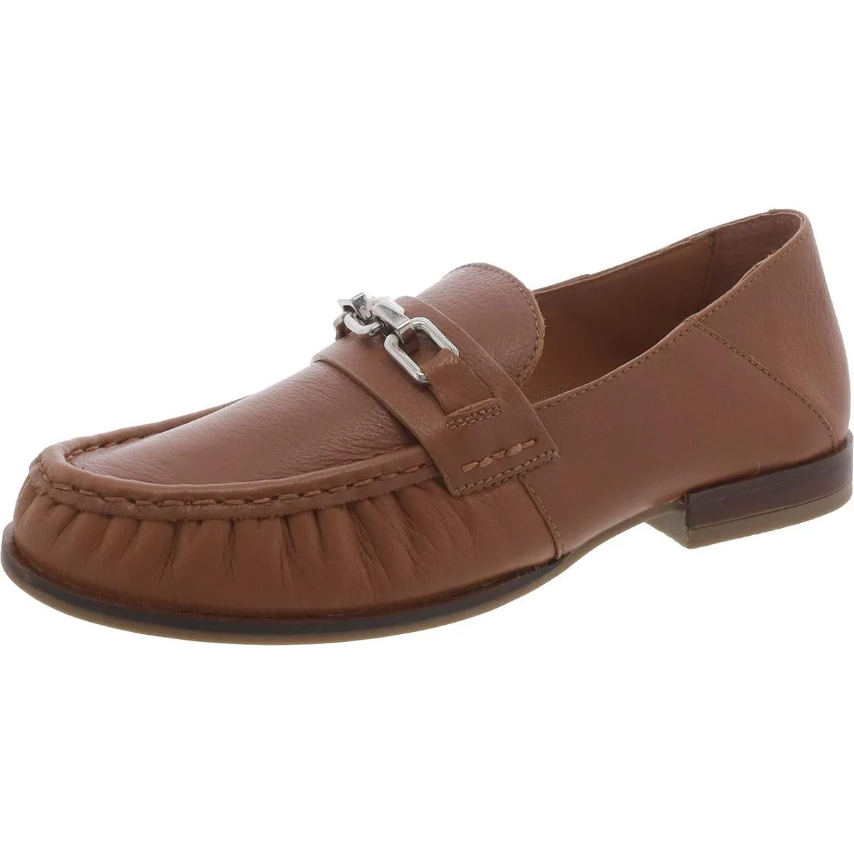 Gentle Souls by Kenneth Cole Womens Janella Leather Slip-On Loafers