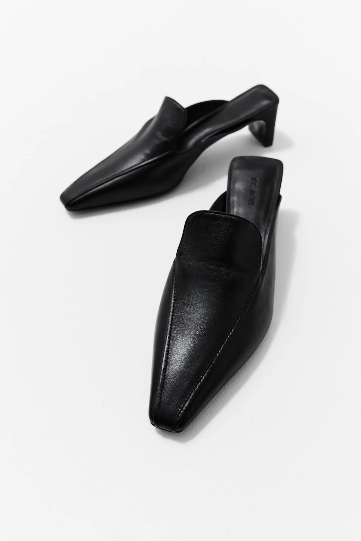 Heeled Loafer - Black