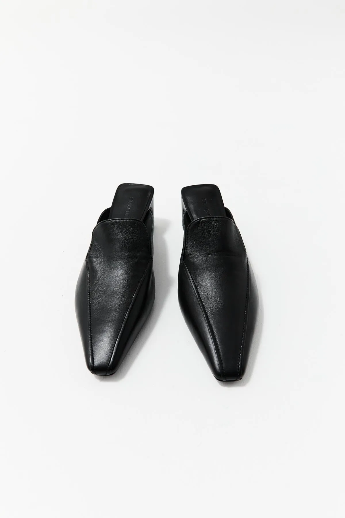 Heeled Loafer - Black