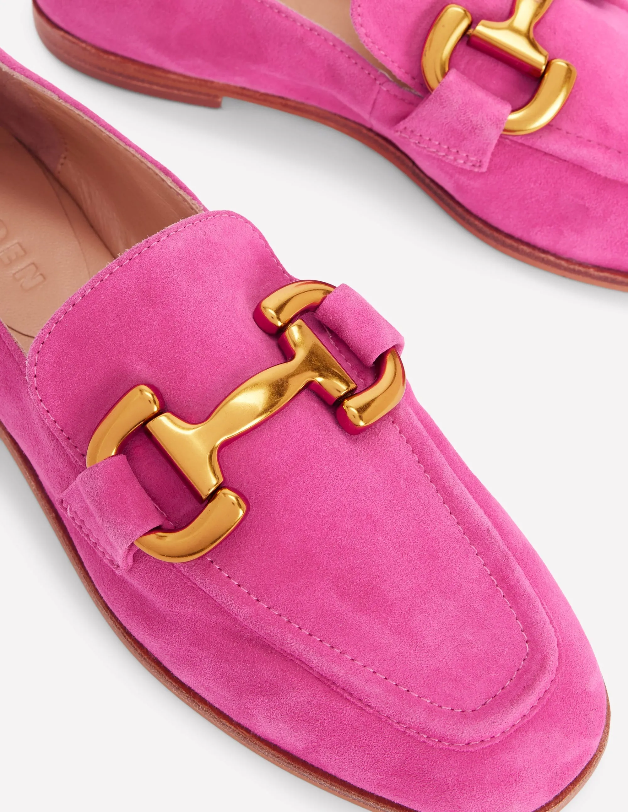 Iris Snaffle Loafers-Pink Peony