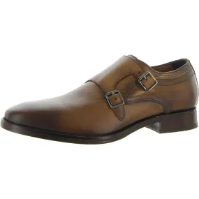 Johnston & Murphy Mens Danridge Leather Double Buckle Oxfords