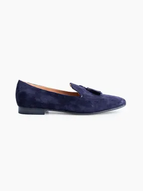 Magda blue suede