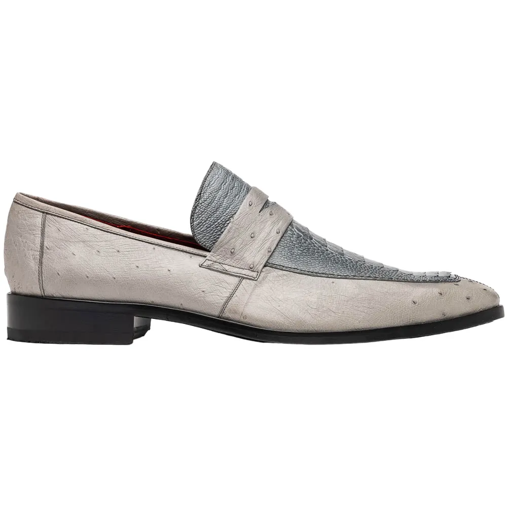 Marco Di Milano Fangio Ostrich Leg Gray