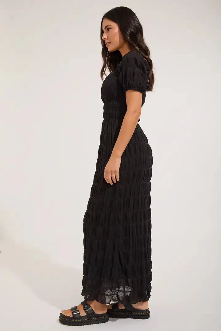 Maude Maxi Dress -Black