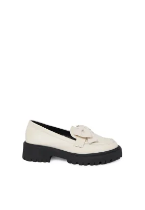 Off White Chunky Loafers