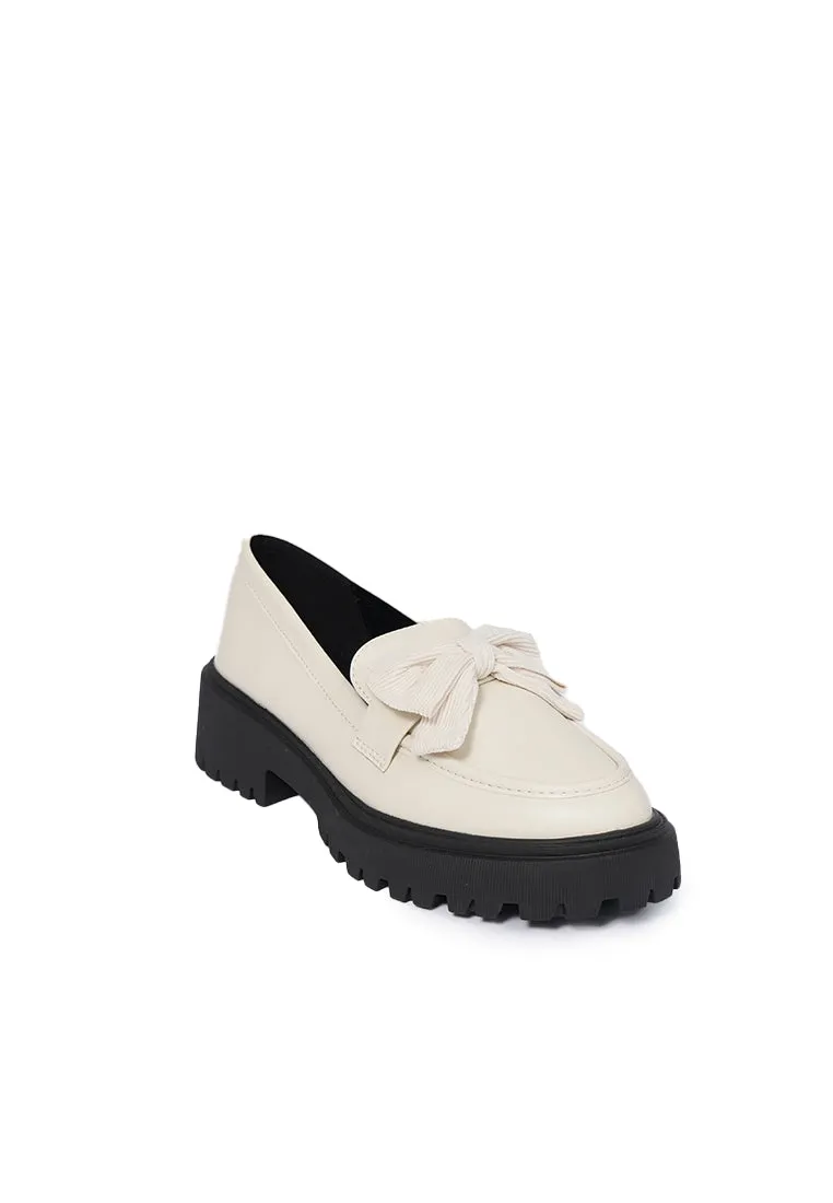 Off White Chunky Loafers