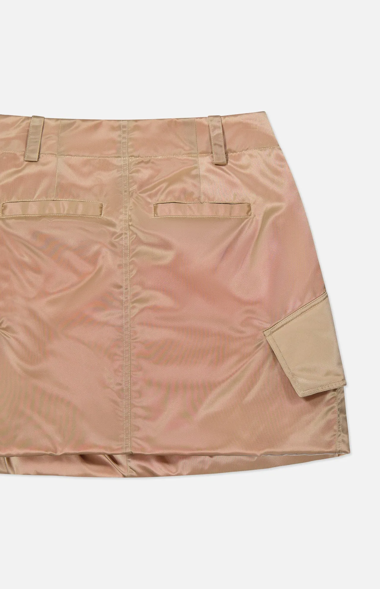 Padded Cargo Mini Skirt