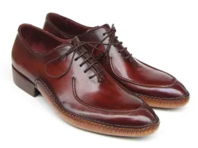 Paul Parkman Men's Burgundy Split-toe Oxfords