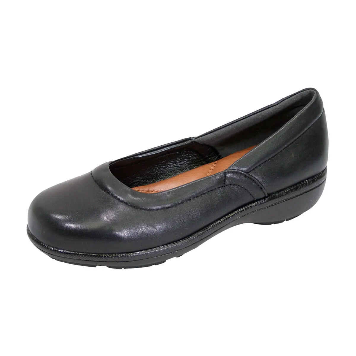 PEERAGE Vicky Women's Wide Width Leather Loafers