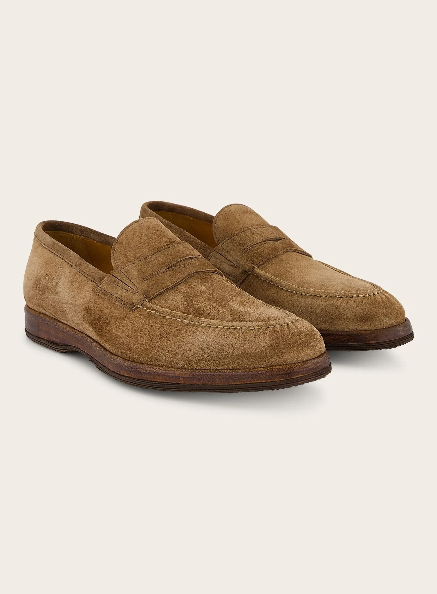 Principe Welt loafers van suède