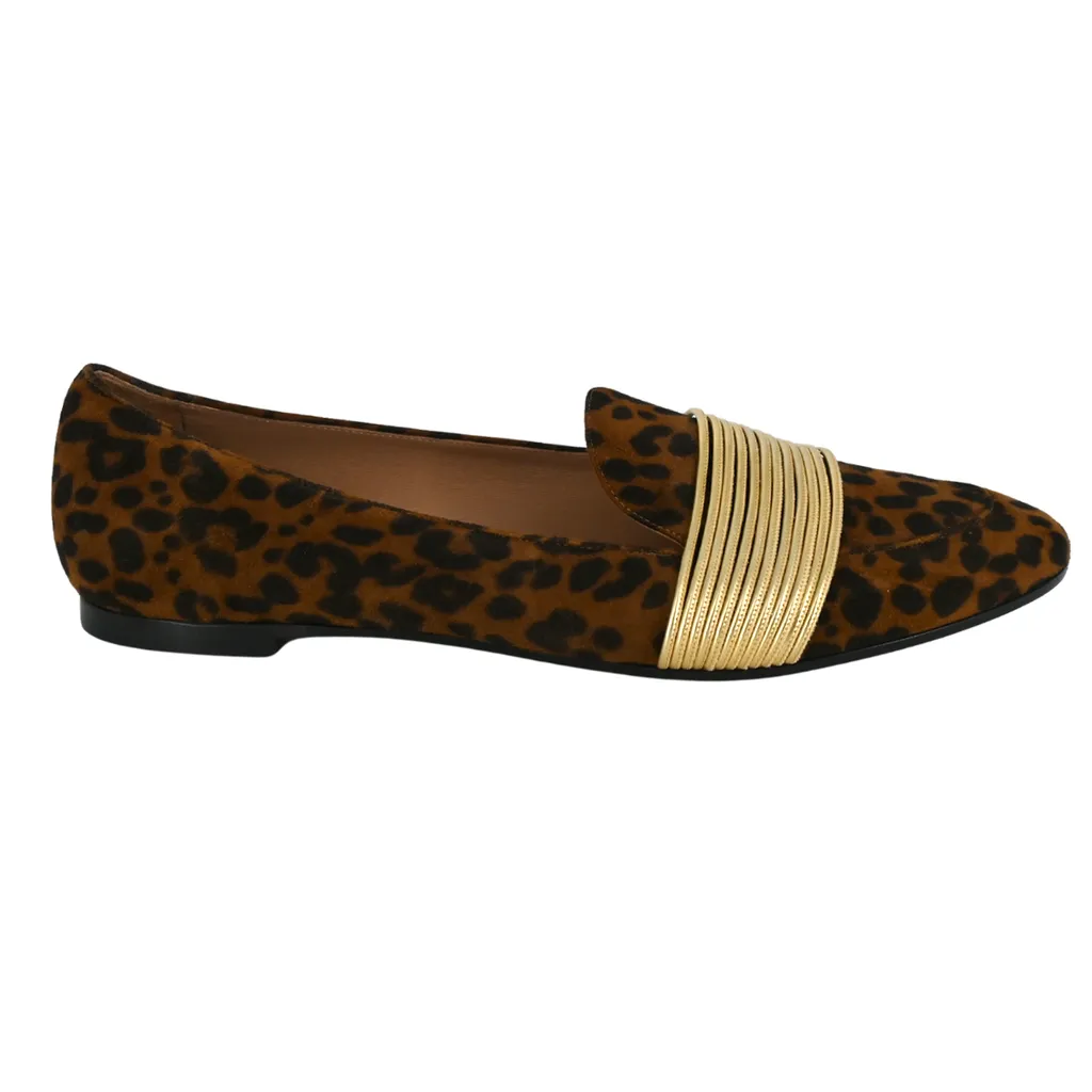 Rendez Vous Animal Print Loafers