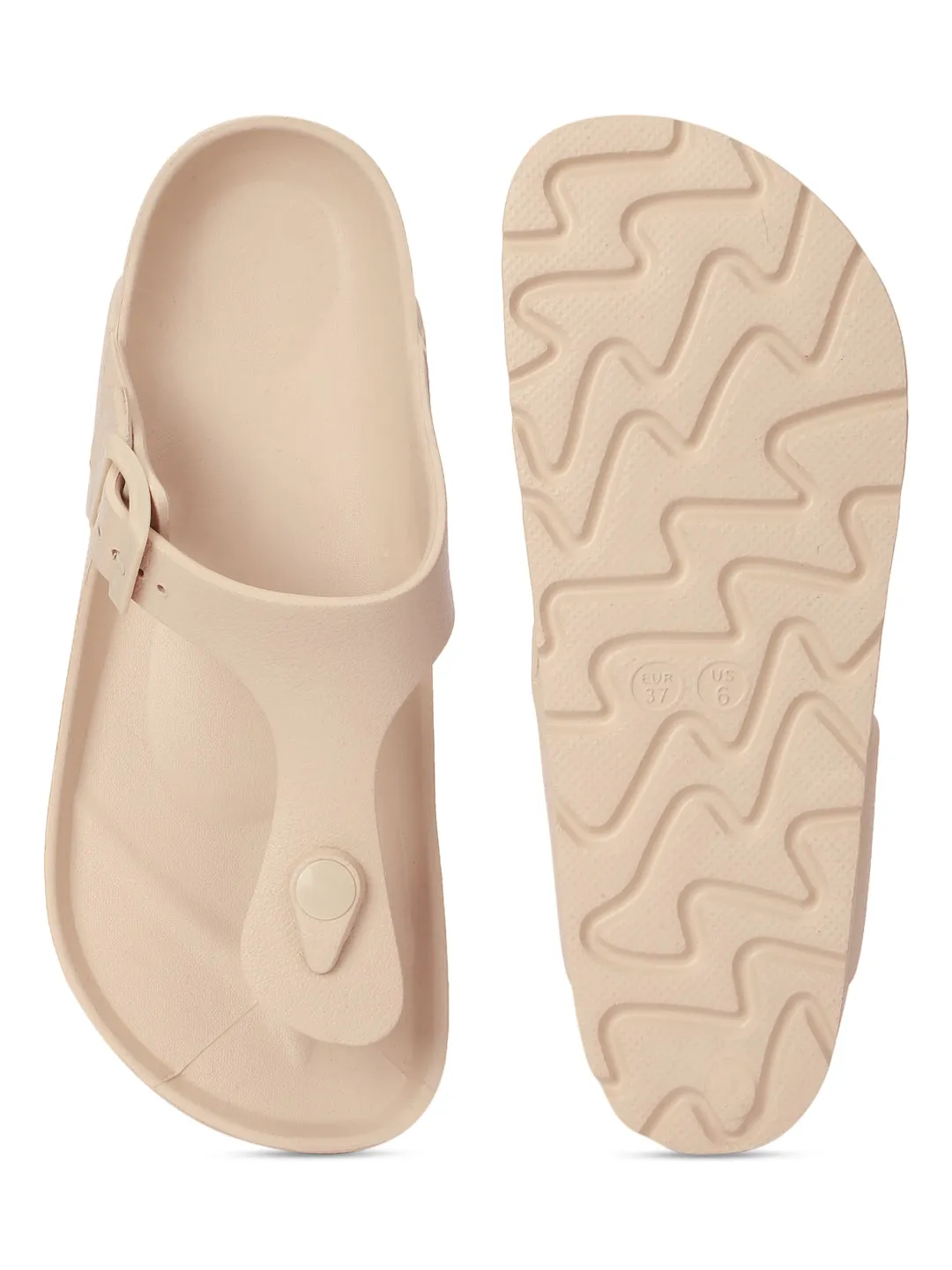 Sand PU Slip-On Flats (TC-RS3480-SND)