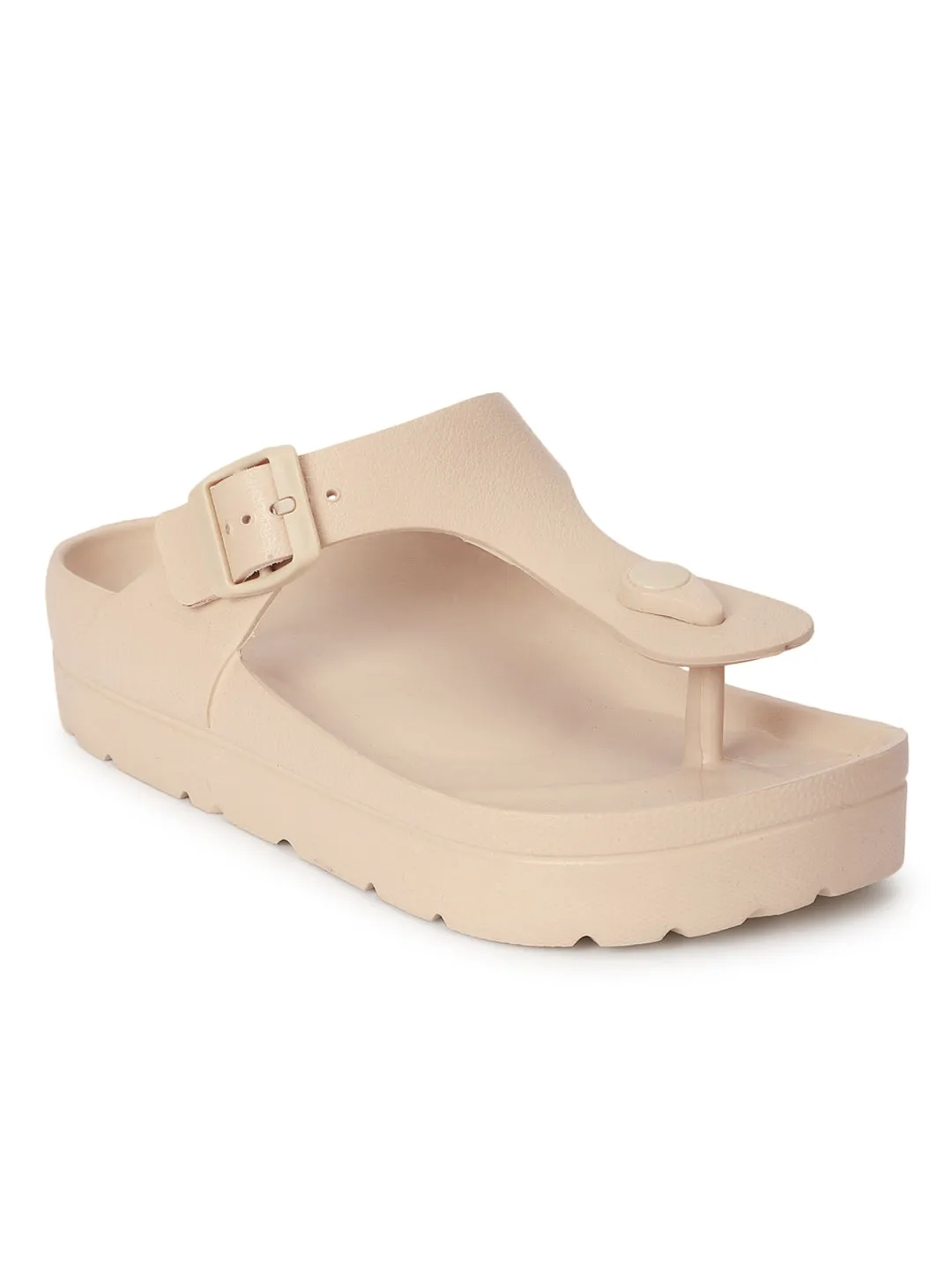 Sand PU Slip-On Flats (TC-RS3480-SND)