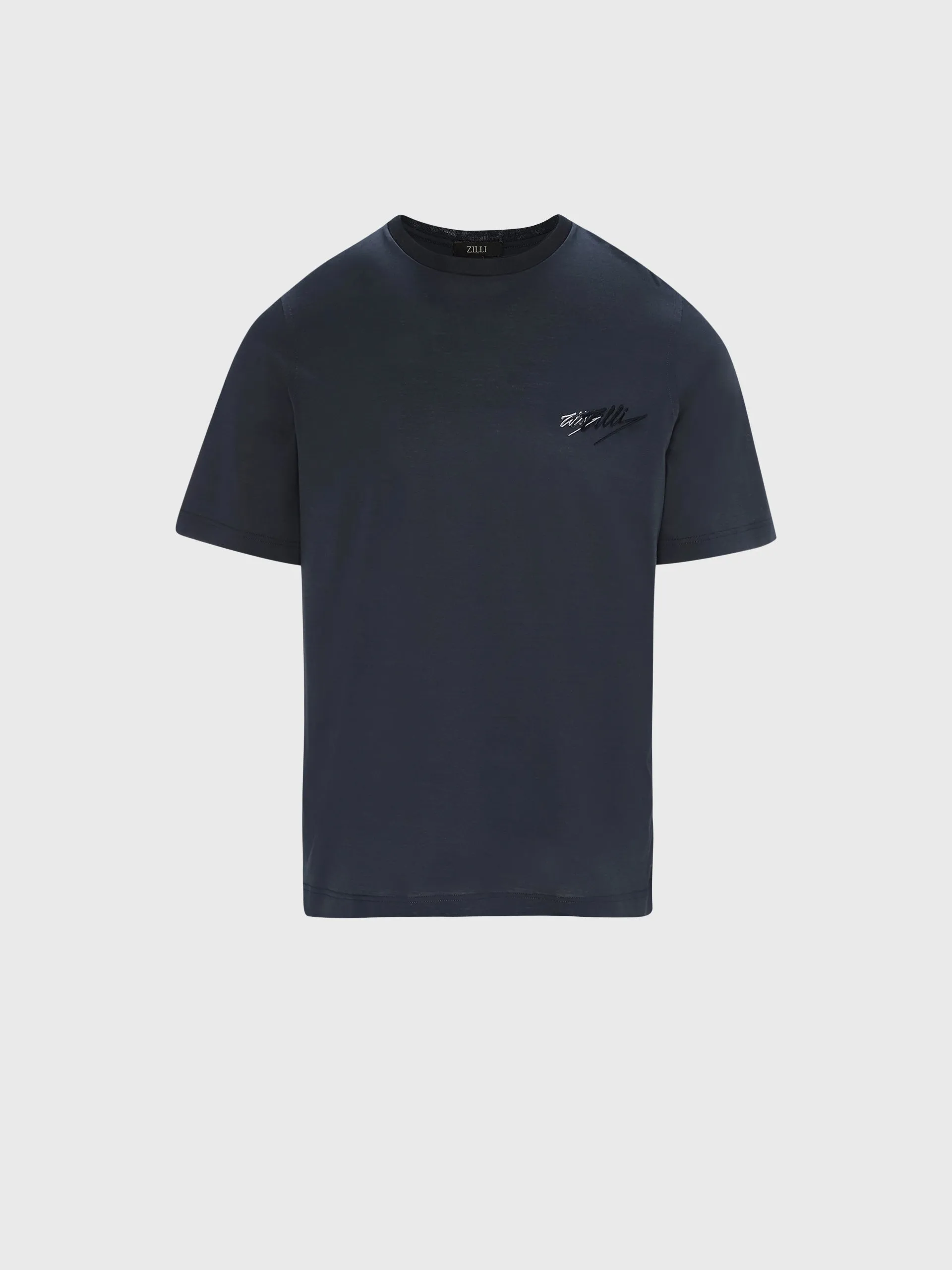 Satin Finish Cotton T-Shirt